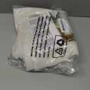 LAMIT 48 Inch Length Short Linen Curtains 2 Panels, Cream Ivory Light Filtering Panels Bronze Grommet Semi Sheer Drapes for Kitchen/Small Windows/Cafe, 34 x 48 Inch (Natural)