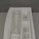 18.5oz Glass Cups with Lids and Straws  Single Reusable Tumbler, Thickened Shatter-Resistant Glass, Ideal for Iced Coffee, Smoothies, Cocktails, Juices  Elegant & Durable Drinkware