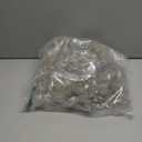 Barydat 17 Pcs Christmas Tree Decorations Set Glitter Star Christmas Tree Topper Metal Xmas Treetop with 16 Hanging Flower Christmas Balls Ornaments for Holiday Xmas Tree Party Decoration (Champagne)