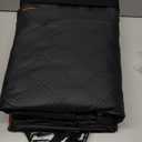 YGL Luxury PU Leather Car Seat Covers Full Set, Non-Slip Seat Cover Protectors, Universal Fit for Cars, Trucks, SUVs, Vans, Pickups, Airbag Compatible, Seat Covers for Car Interior (Black/Red)