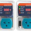 BXST Refrigerator Surge Protector Outlet, Adjustable Voltage Regulator Against High and Low Voltage, Power Surge Protection for Fridge, Freezer and Home Appliances, 220V 4400W, 2 Pack
