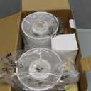 Battery Operated Wall Sconces Set of 2: Gold Rechargeable Wall Lights with Touch and Remote Control, Wireless Battery Powered Wall Scone Cordless Wall Lamp for Bedroom Living Room Bathroom Hallway