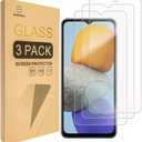 Mr.Shield [3-Pack] Designed For Samsung Galaxy A23 5G / Galaxy A23 5G UW [Tempered Glass] [Japan Glass with 9H Hardness] Screen Protector