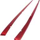 X AUTOHAUX 2pcs Front Center Hood Grille Grill Cover Trim for Toyota Camry SE XSE Models 2018-2021 Red Front Grille Cover Trim Protector Sticker