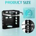 Hicarer 20 lb Propane Tank Mounting Bracket Heavy Duty Propane Tank Holder with Strap for Car Rv Trailers Truck Overland Vehicles and Boat