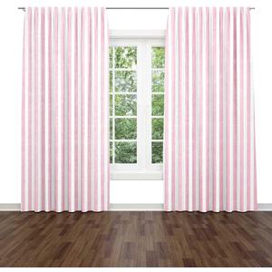 Stripe Window Drapes Curtain Stripe Pink Striped Light Pastel White Abstract Rod Pocket Drapes Curtain for Living Room Home Decor 26x84 Inches 2 Panels
