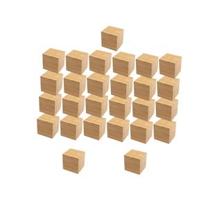 Bamboo Small Blocks 100 PCS 1/2 Inch Unfinished Blocks for Crafts Wooden Cubes Plain Wooden Blocks for Baby Shower Blank Wooden Blocks, STEM, Building, Birch Wood Cubes for Crafts