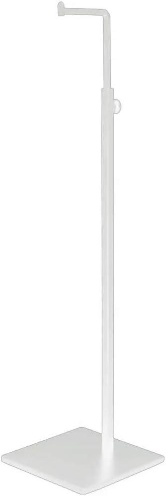 B&NN Adjustable Metal Handbag Rack Tabletop Handbag Purse Display Stand Single Hook Bag Stand Holder (White)