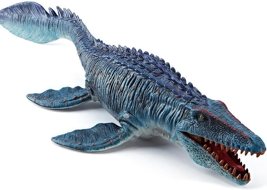 Gemini&Genius Mosasaurus Toys for Kids- Moveable Jaw Dinosaur Toys Giant Sea Monster- Great Gifts, Collection for Boys and Girls