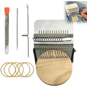Mini Portable Darning Kit, Quick Sewing Repair Tool Set for Clothes & Fabrics, 14 Hooks Sewing Craft Supplies