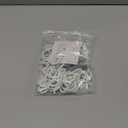 PlusRoc 40 Pack Christmas Light Hooks for Outdoor Seasonal Lighting Clips, 2.2 Inch White Cup Hooks Eye Hook Q-Hanger, with Wing Nut Driver, Wall and Ceiling Fence Deck Patio Mount