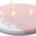 Ultra-Thin Bluetooth Pillow Speaker,Mini Portable Under Pillow Speaker with White Noise Timer Wireless Sleep Aid,Bone Conduction Sound Design for Side Sleepers,Private Stereo Sound for Adult&Kid,Pink