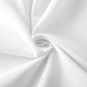 HolidayIdeas 2 Pack Square Fitted Table Covers - 34 x 34 Inch - Fabric Table Clothes Versatile Tablecloths for Parties, Holiday Dinner, Trade Show, Vendor Stand (White)