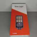 Solar Lights Outdoor for Outside, Waterproof Solar Street Lights Outdoor, 6500K Dusk to Dawn Security Flood Lights Motion Sensor with Remote Control for Yard, 2 Pack (White)