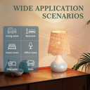 Blue Small Touch Control Table Lamp for Bedroom, Blue Bedside Lamps for Nightstand,Cute Mini Small Table Lamps for Small Spaces with Scalloped Shade for Kitchen Counter,Bookshelf,Living Room
