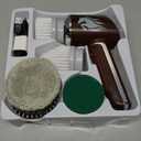 Horsepower Electric Power Scrubber, Waterproof, Spins 350 RPM, 5 Brush Heads, AS-SEEN-ON-TV, Cleans Dirt & Grime, Tile, Grout, Bathrooms, Kitchen, Auto Rims, Outdoor Furniture & More, Rechargeable