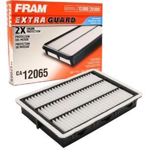 FRAM Extra Guard Engine Air Filter Replacement, Easy Install w/Advanced Engine Protection and Optimal Performance, CA12065 for Select Hyundai and Kia Vehicles (One Size)