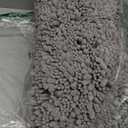 Yimobra Bathroom Rug Set 3 Piece, Extra Soft Absorbent Chenille Toilet Mat with U-Shaped Rug, Fluffy Shaggy Machine Washable Non-Slip Bath Mats for Shower Tub Bathroom, Grey (24"x17" + 24.4"x20.4" + 31.5"x19.8", Light Gray)
