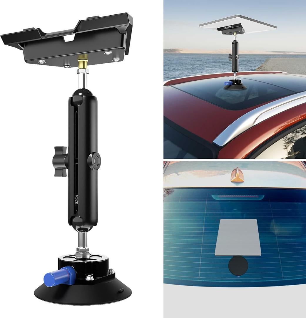 Adjustable Starlink Mini Mount, Lymorexan Starlink Mini Roof Mount, Starlink Mini Mounting Kit (Adjustable Suction Cup)