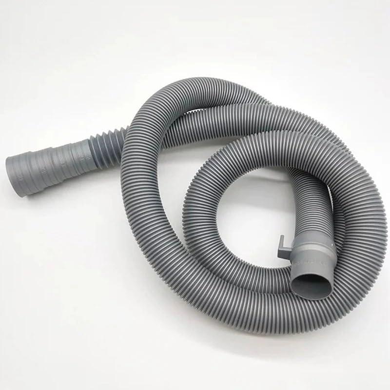 Generic Washer Washing Machine Waste Water Drain Hose Pipe 4Ft Gray(Grey 1.2m EVA)