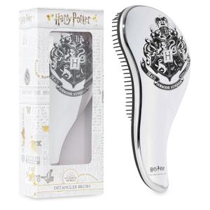 Harry Potter Gifts for Girls Hair Brush for All Hair Types Detangling Styling Women Beauty Accessories Handbag Size Official Product (Silver)