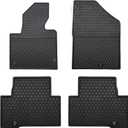 Car Floor Mats Custom Fit for Hyundai Santa Fe Sport 2013 2014 2015 2016 2017 2018 Odorless Washable Heavy Duty Rubber (All Weather) Floor Liners Front and Rear Row Set Black