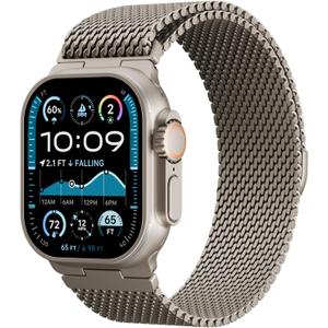 Milanese Mesh Loop Compatible with Apple Watch Band Ultra 2/Ultra 49mm 46mm 45mm 44mm Men, Breathable Replacement Band for iWatch SE Series 10/9/8/7/6/5/4