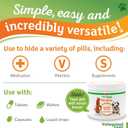 Vetoquinol Pill Wrap Treats for Dogs & Cats  4oz, 56 servings  Hides Any Size, Shaped Pill  Moist, Flavorful & Shapeable Pill Pocket Paste  Easy-to-Swallow Masking Pill Pouch for Training & Treats