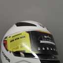 VCOROS Motorcycle Full Face Helmet for Unisex-Adults DOT Approved WS-609 Motorbike Street Bike Racing Helmets (XX-Large, Gloss White)