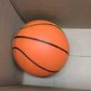 Upgraded Weighted Silent Basketball, High-Density Quiet Indoor Training Ball with Gift Box, Real Bounce Soft Material, Ideal for Home & Apartment Dribbling Practice, Orange Size 6
