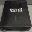 Stainless Steel Thermo 700ml/23.7oz Vacuum Insulated Bottle with Cup for Coffee Hot drink and Cold drink water flask.(Blue,Set)