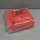 Aliceset 4 Pack Wreath Storage Containers, Ornament Garland Wreath Storage Bags with Handle Zipper Decorative Storages Box for Winter Valentine Wreaths(36 x 36 x 7.8 Inch,Red)