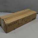 BAYKA Wall Shelves for Bedroom Decor, Floating Wall Shelf for Living Room Kitchen Storage, Mounted Rustic Wood Shelves for Kids Books, Christmas Decorations for Room (White and GoldSet of 4)