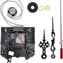 CVZQTE Screw In Type Trigger Movement With Plastic Music Chime Box and Horn Hands Clock Accessory Quartz DIY Kits, F