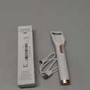 Heated Eyelash Curler Premium PRO - Fast Heat up in 8s - 24 Hours Long Lasting - Rechargeable Electric Eyelash Curler with Type-C, Innovative L Silicone, 2 Heat Modes, White-FA