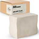 Premium Air Dry Clay, White, 10 lbs, All Natural Modeling Clay. Ideal for Beginners and Advanced Sculptors.