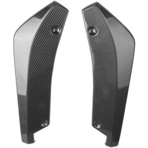 2Pcs Spoiler Lip for Rear Bumper Protection,Universal Anti-Scratch Rear Bumper Lip Splitter Diffuser Spoiler Kit (Carbon Fiber Pattern)