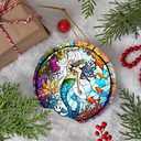 Dodosky Mermaid Christmas Tree Ornament - Keepsake Gift for Mermaid and Animal Lovers