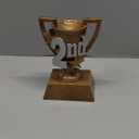 Decade Awards 1st, 2nd or 3rd Place 3D Gold Cup Trophy - Custom Engraved Cup Award - Engraved Plate on Request (3 Sizes)