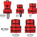 Onyx General Purpose Coast Guard Approved Boating Life Jacket, Oversize