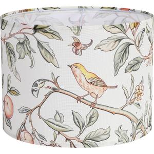 Fabric Lamp Shades, 13 Width and 10 Height Lamp Shade, HD Printing Bird Lampshade, Lamps shades fit with Spider/Uno, Modern Farmhouse Lamp Shades for Table Lamps, Floor Lamps (1 Pack)