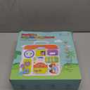 Montessori Toys for 1-2 Year Old Girl Boy Gifts, 15-in-1 Musical Busy Board, Birthday Gift for 1 Year Old Boy Girl, Educational Toddler Toy Age 1-2 (Orange)