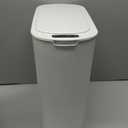 Cesun Motion Sensor Trash Can, 5 Gallon Automatic Bathroom Garbage Can with Lid, Touchless Smart Plastic Slim Wastebasket for Bathroom, Office, rv, Bedroom, Living Room, White