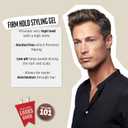 American Crew Men's Hair Styling Gel, Firm Hold, Non-Flaking, 33.8 Fl Oz, 33.8 fl oz