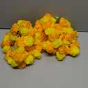 Marubhumi 5 PC 4.5 Feet Long Strands Artificial Marigold Flowers with Bell Garland for Diwali Decor, Garland for Decoration, Diwali Decorations for Home, Christmas Decor Wedding Decor (Yellow/Mango)