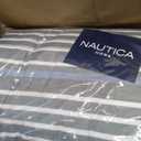 Nautica - Twin/Twin XL Comforter Set, Soft Brushed Bedding with a Relaxed Feel for Year-Round Use, 2 Piece Bed Set with Matching Pillowcase (Heathered Block Grey)