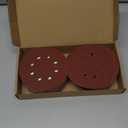 100 PCS 5 Inch Sanding Discs 220 Grit, Round Hook and Loop Sandpaper for Random Orbital Sander
