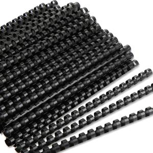 Maitys 300 Pcs Plastic Binding Combs Bulk 19 Ring Comb Spines Letter Size Spiral Binding for Notebook Calendar Picture(1/2 Inch,Black)