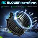 Front AC Heater Blower Motor w/Fan 700027 for 1997-2003 Ford F-150/1998-2002 Lincoln Navigator/1997-2002 Ford Expedition/2004 Ford F-150 Heritage/1997-1999 Ford F-250 YL7Z-18504-AA