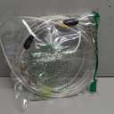 Petest 30ft Reflective Tie-Out Cable for Heavy Dogs Up to 125 Pounds (Black & Silver)